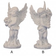 Angel standing with roses 28 cm Angel standing with roses 28 cm