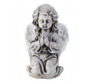 Angel praying with white wings 16 cm