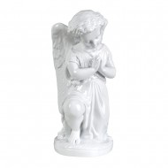 Angel praying 25cm (left oriented) - Marble powder Angel praying 25cm (left oriented) - Marble powder