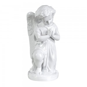 Angel praying 25cm - Marble powder