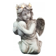 LED angel with heart 20 cm