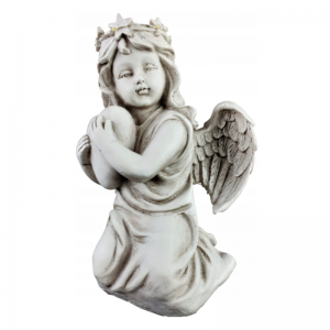 LED angel with heart 20 cm
