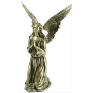 Angel iz medenine 1669 višina 32 cm