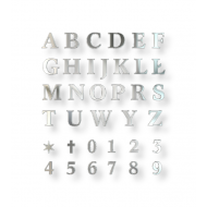 Letters Romano Inox F4