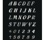 Letters Gemini 2 Inox F10 Letters Gemini 2 Inox F10