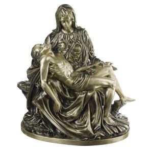 Kipec Marije in Jezusa Pietà 1800 višina 40 cm