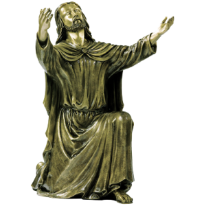 Statue of Jesus on his knees 1586 height 58 cm