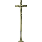 Cross with Crucifix 1324T.80C 