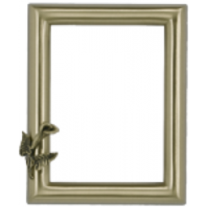 Memorial Rectangular Frame Calla 234