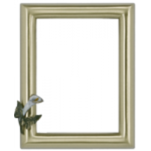 Memorial Rectangular Frame Calla 234.D