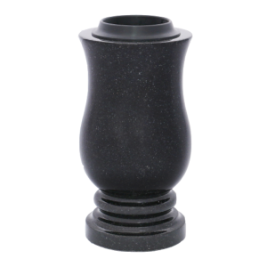 Granite Grave Vase Nero V-G02