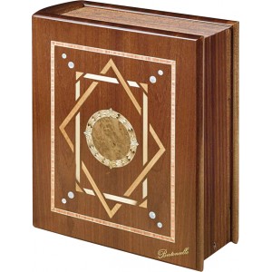 Wooden Memorial Cremation Urn Book 2517.MO Wooden Memorial Cremation Urn Book 2517.MO