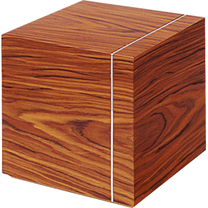 Wooden Memorial Cremation Urn Cubo 2501.TE