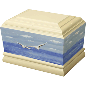 Wooden Memorial Cremation Urn 2508.BE.IN