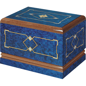 Wooden Memorial Cremation Urn 2521.EB