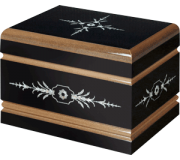 Wooden Memorial Cremation Urn 2523.AN Wooden Memorial Cremation Urn 2523.AN