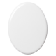 Porcelain Ceramic Photo Oval Black & White
