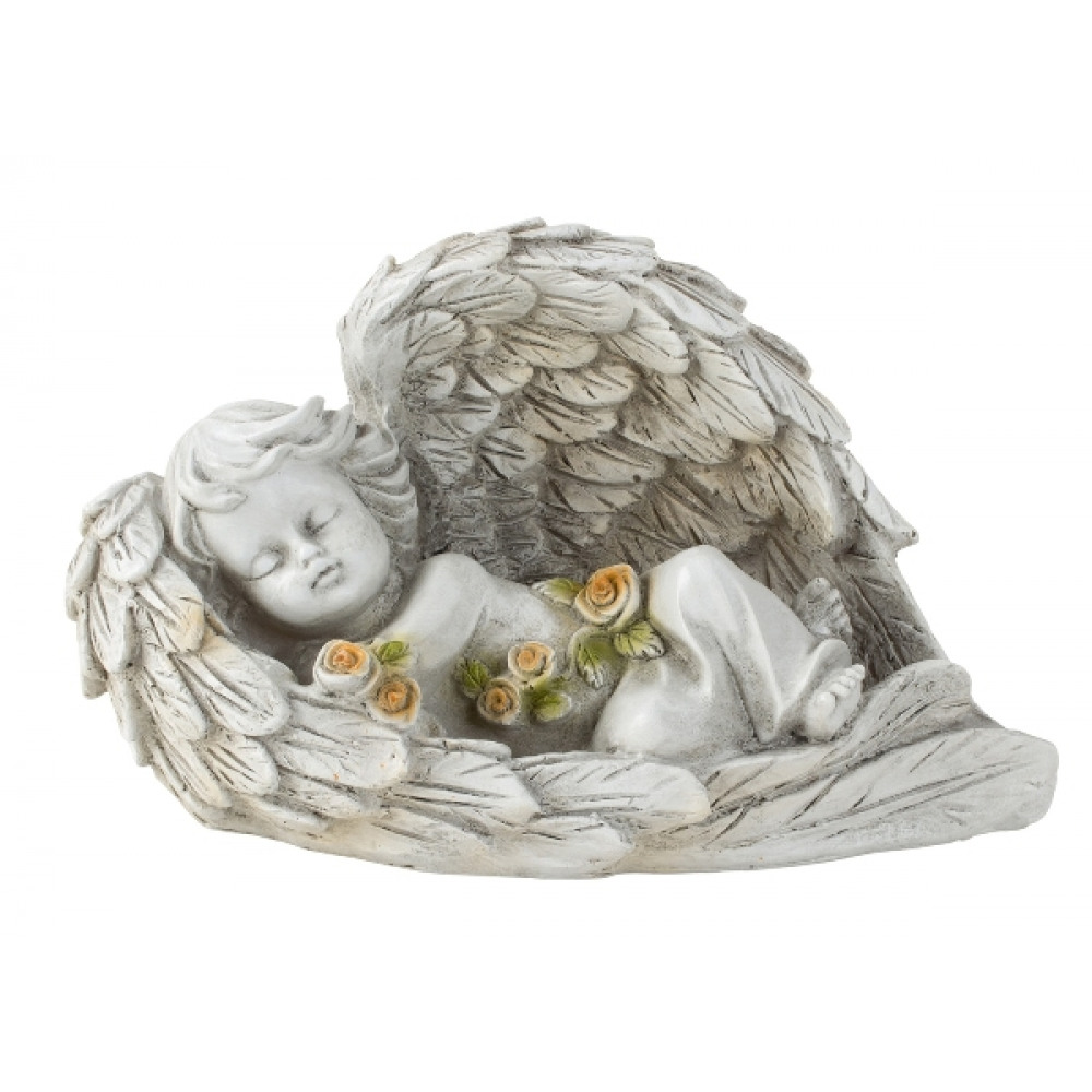 Angel lying in wings 19 cm - 