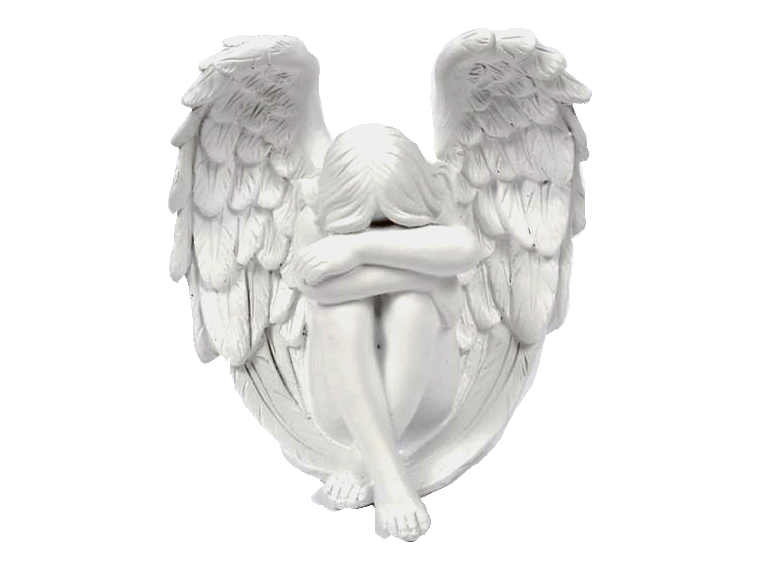 Angel mourning 22.5 cm height