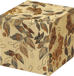 Wooden Memorial Cremation Urn Cubo 2501.LE