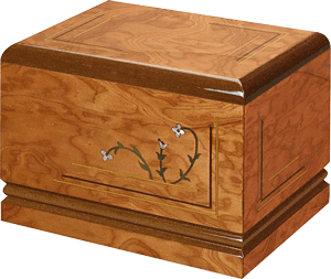 Wooden Memorial Cremation Urn 2522.ES